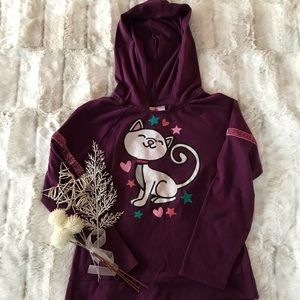 RMLA Brand, Long Sleeve Hooded TShirt for Girls
